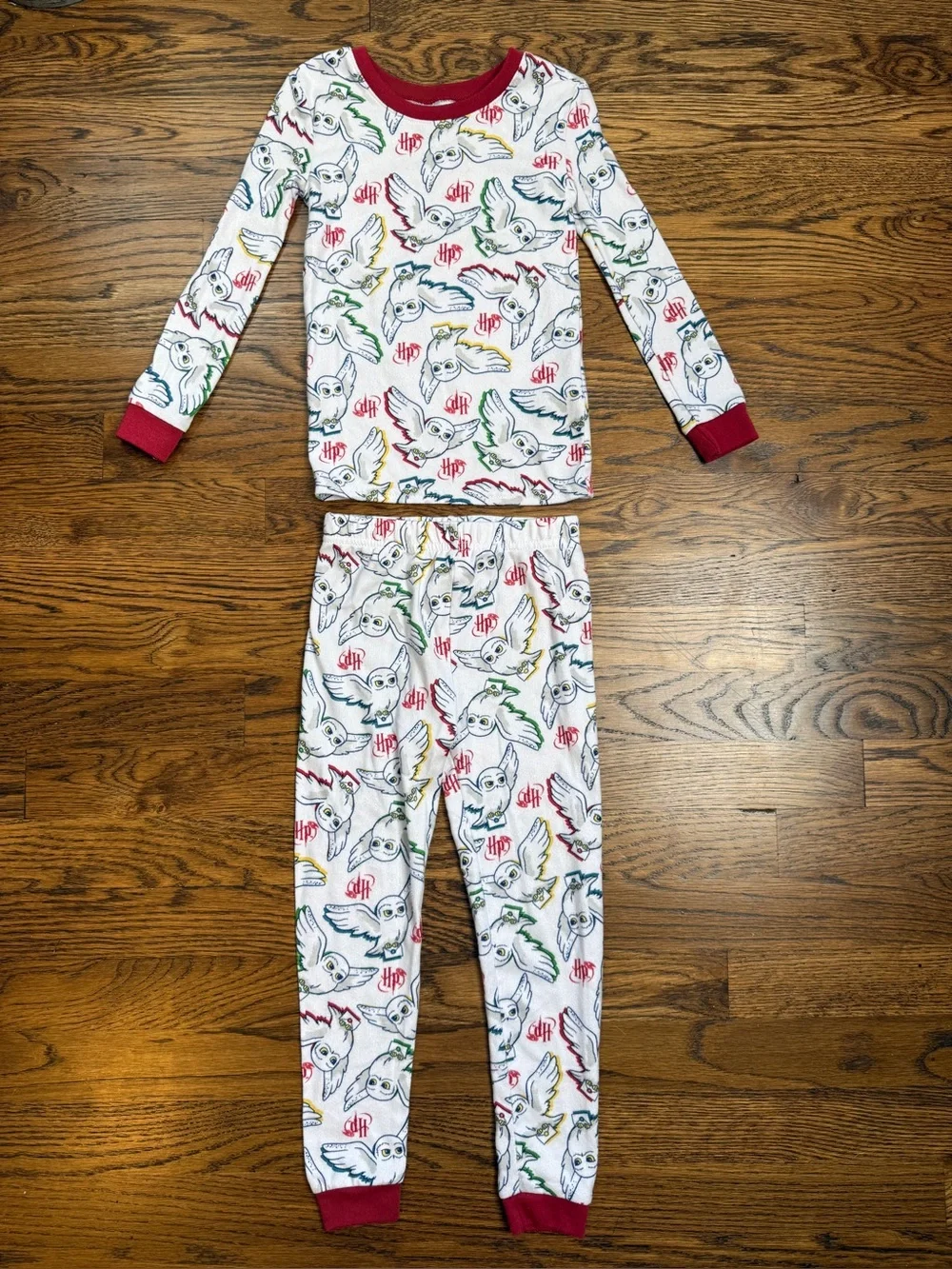 Wizarding World Harry Potter Unisex Hedwig Toddler Boys Snug Fit Pajama Set 4T